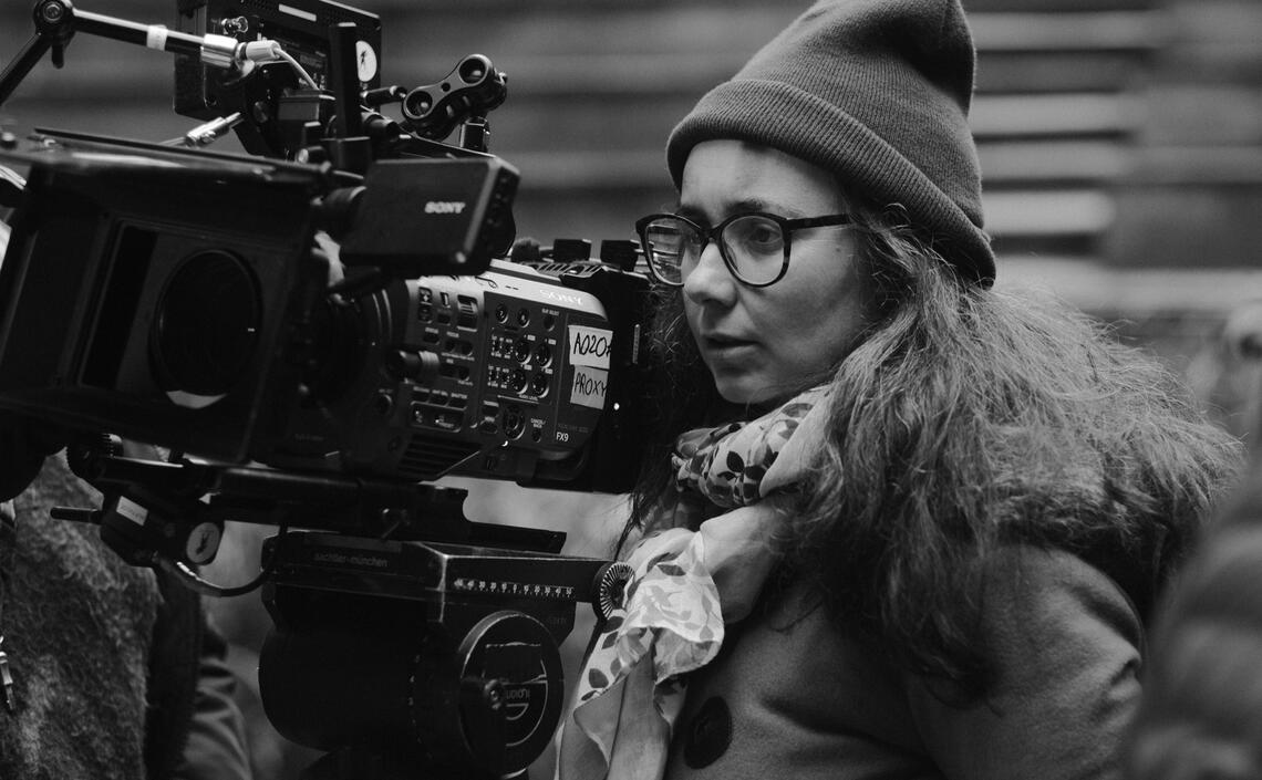 Photo de Diane PLAS sur un tournage Photo de Diane PLAS sur un tournage